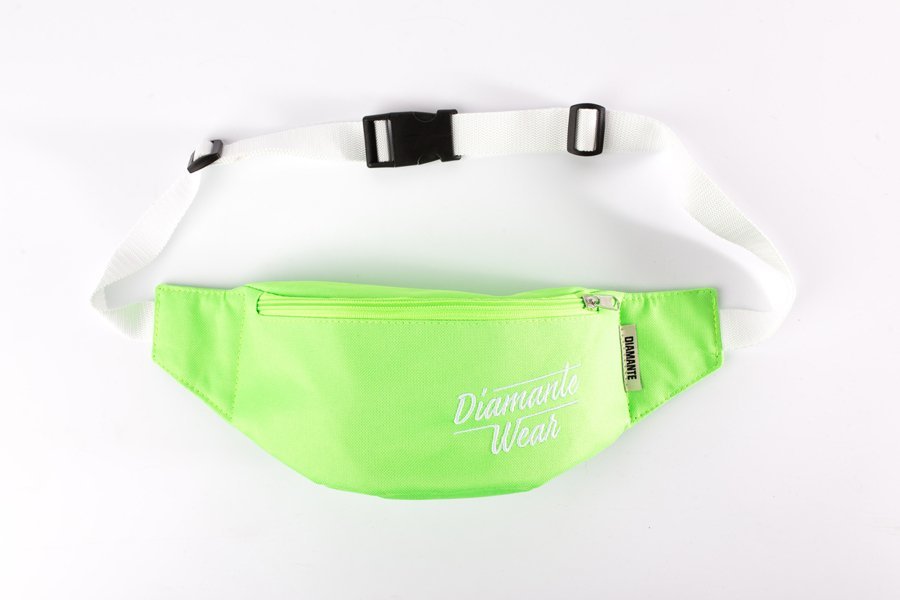 Nerka Diamante Wear Diamante Logo neonowa zieleń