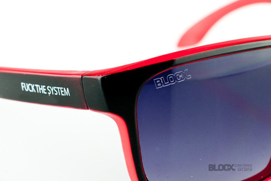 OUTLET Okulary Blocx Freestyle Black X Red 34
