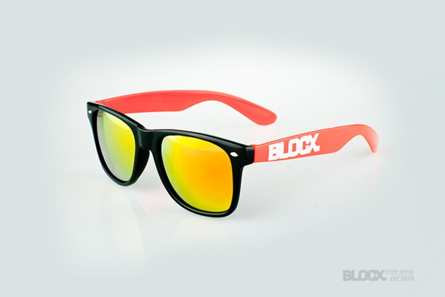 Okulary Blocx Black x Orange Mirror 40