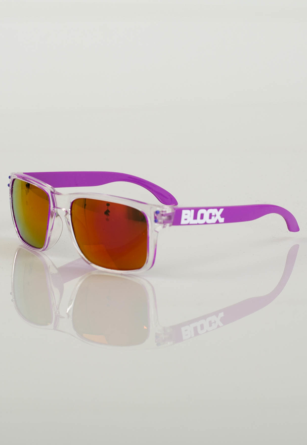 Okulary Blocx Clear 134 fioletowe