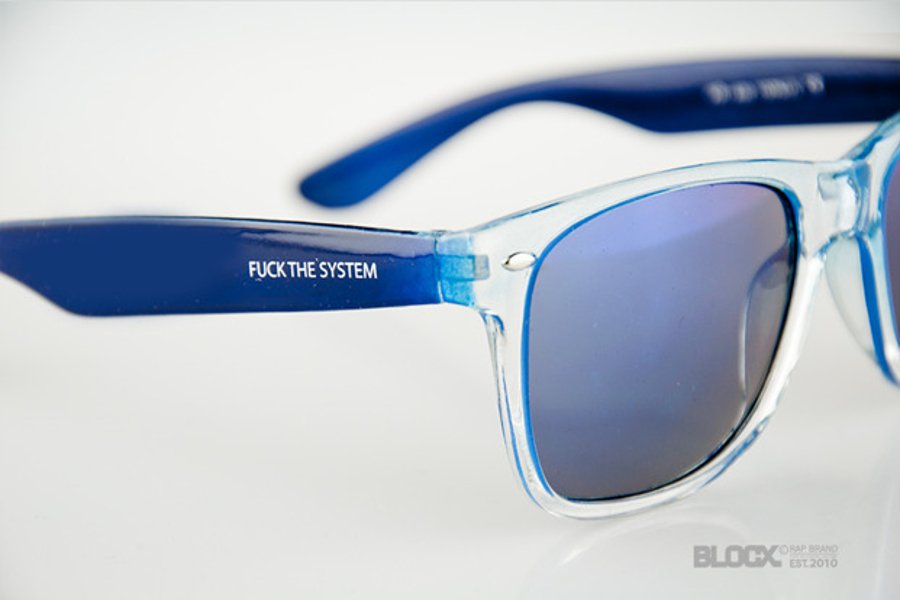 Okulary Blocx Clear x Dark Blue 2015 44