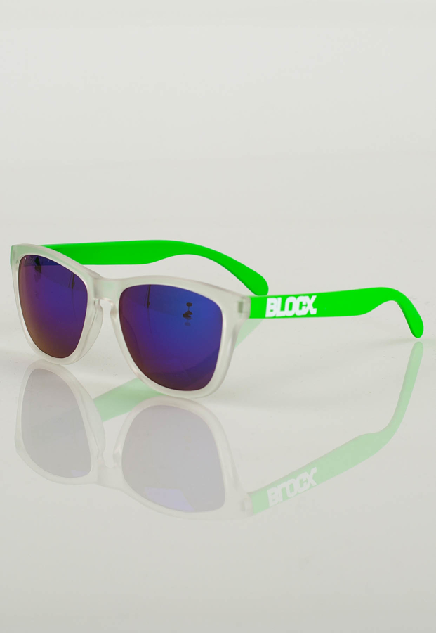 Okulary Blocx Clubmaster 175 zielone