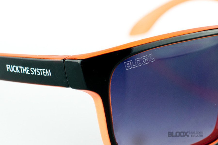 Okulary Blocx Freestyle Black X Orange 33