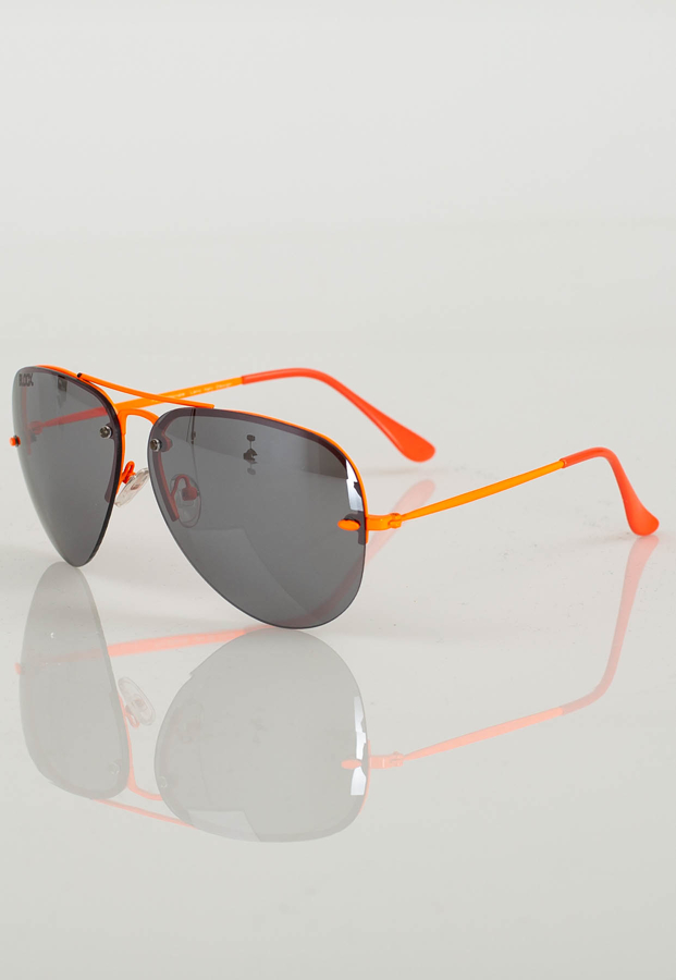 Okulary Blocx Pilotki 167 pomarańczowe 