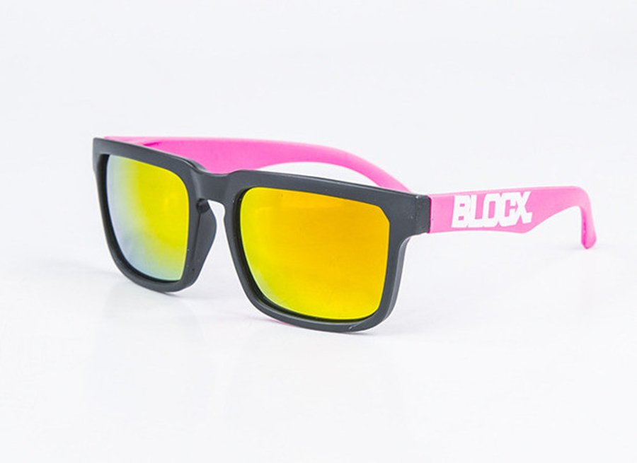 Okulary Blocx Square Black x Pink Mat