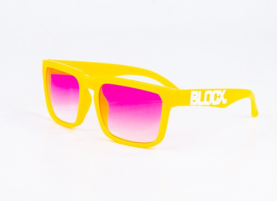 Okulary Blocx Square Pomarańczowe