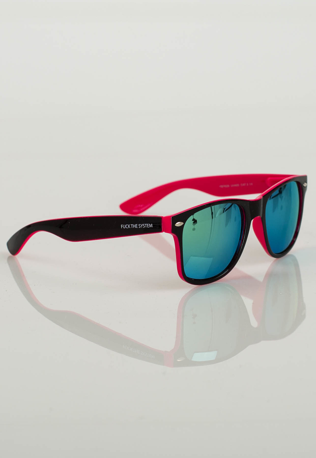 Okulary Blocx Two Tone 150 czarno różowe