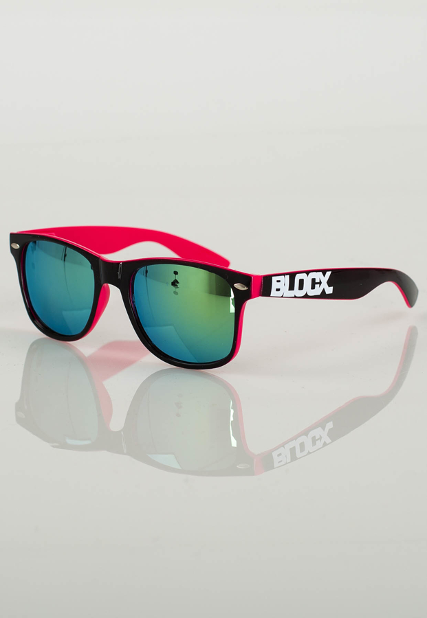 Okulary Blocx Two Tone 150 czarno różowe