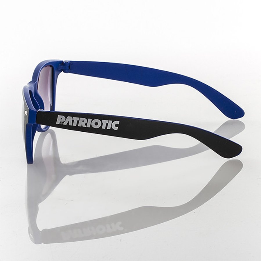 Okulary Patriotic Double Black Dark Blue 3190