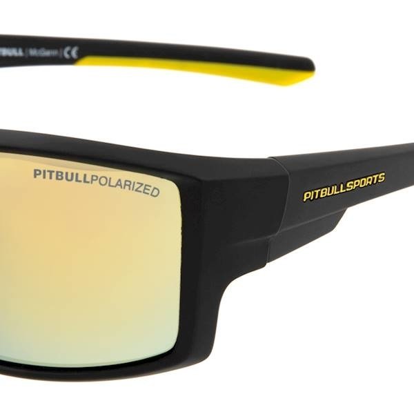Okulary Pit Bull McGann czarno żółte