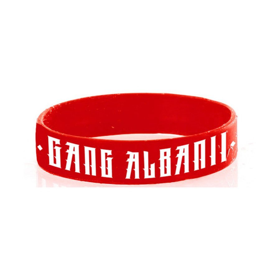 Opaska Gang Albanii Logo czerwona