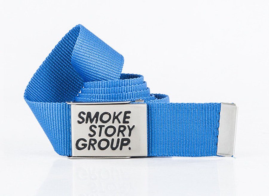 Pasek SSG Smoke Story Group niebiesko srebny