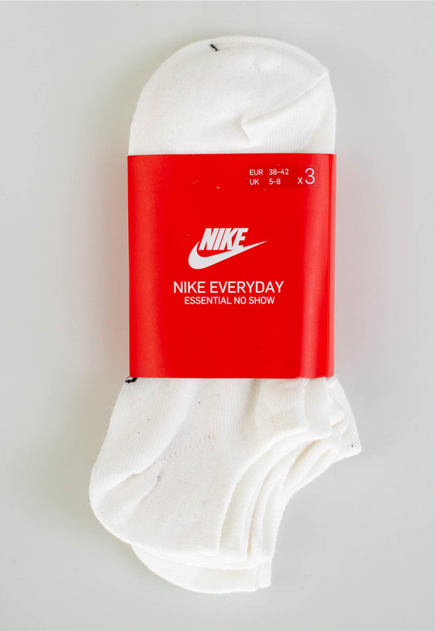Skiety Nike NSW Everyday Essential NS 3pak SK0111-100 białe