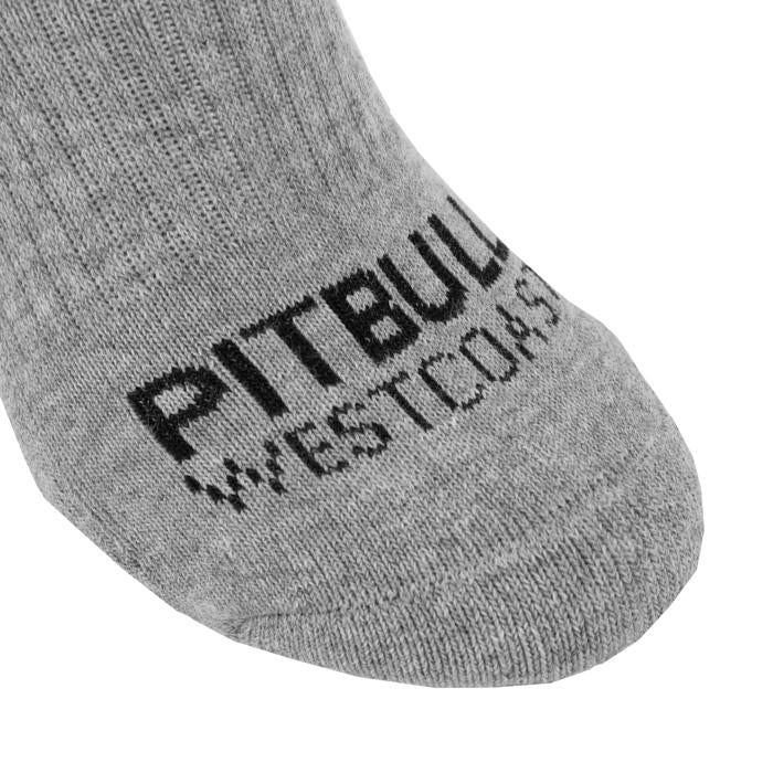 Skiety Pit Bull High Ankle Socks TNT 3pack Grey