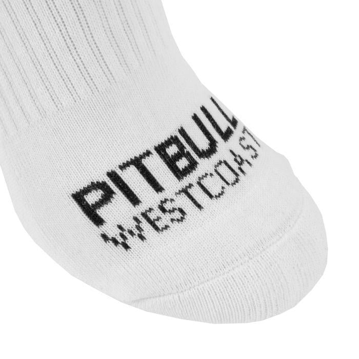 Skiety Pit Bull High Ankle Socks TNT 3pack White