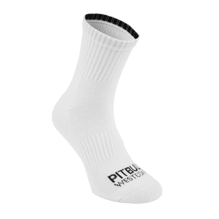 Skiety Pit Bull High Ankle Socks TNT 3pack White Charcoal Black