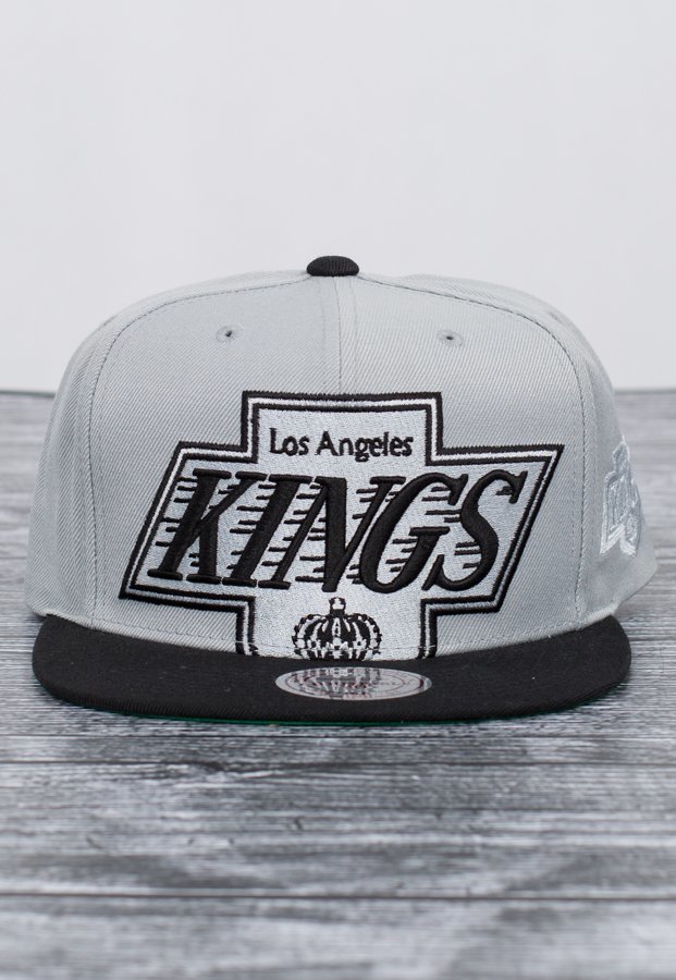 Snap Mitchell & Ness NBA Cropped XL Logo Kings szaro czarny