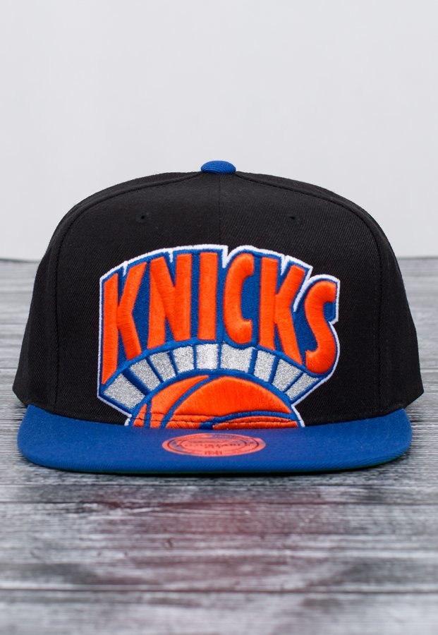 Snap Mitchell & Ness NBA Cropped XL Logo Knicks czarno niebieski
