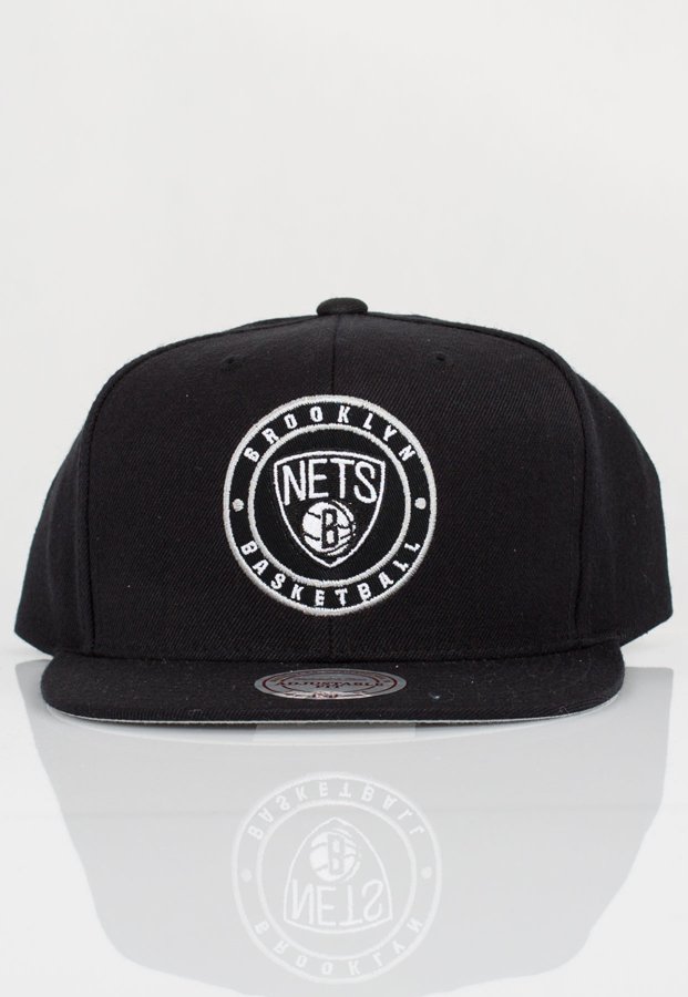Snap Mitchell & Ness NBA Twill Circle Brooklyn Nets