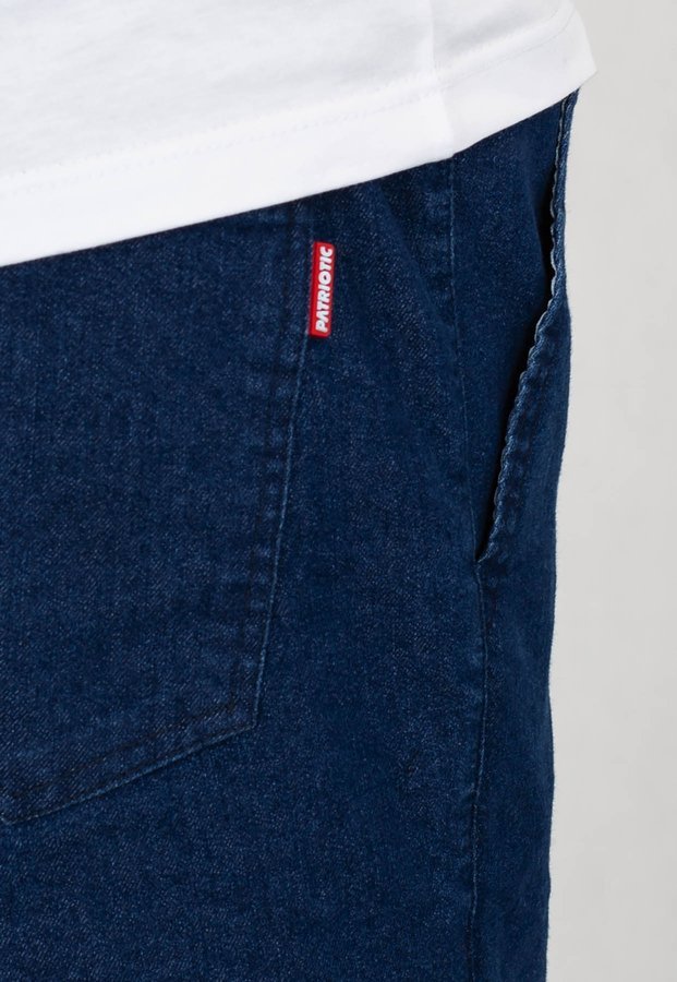 Spodenki Patriotic Jeans Futura niebieskie