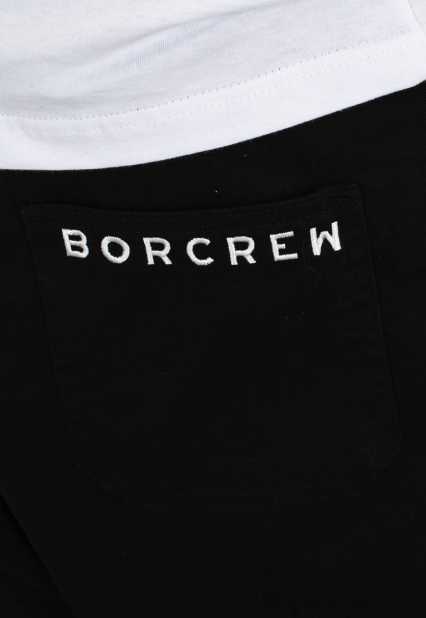 Spodnie B.O.R. Biuro Ochrony Rapu Jogger Classic BorCrew czarne