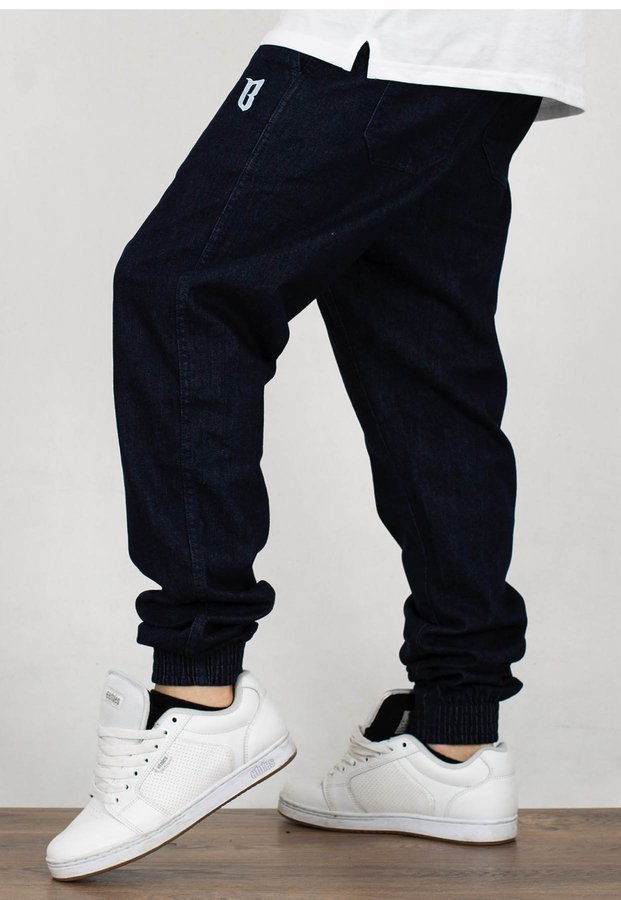 Spodnie B.O.R. Biuro Ochrony Rapu Joggery Fit dark jeans