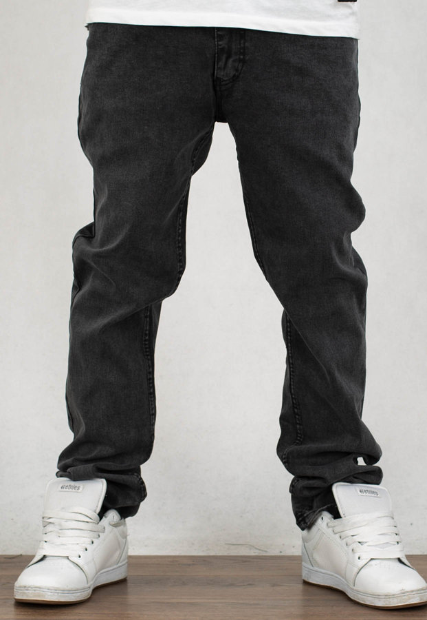 Spodnie Croll Slim Jeans 6525-R2 dark grey