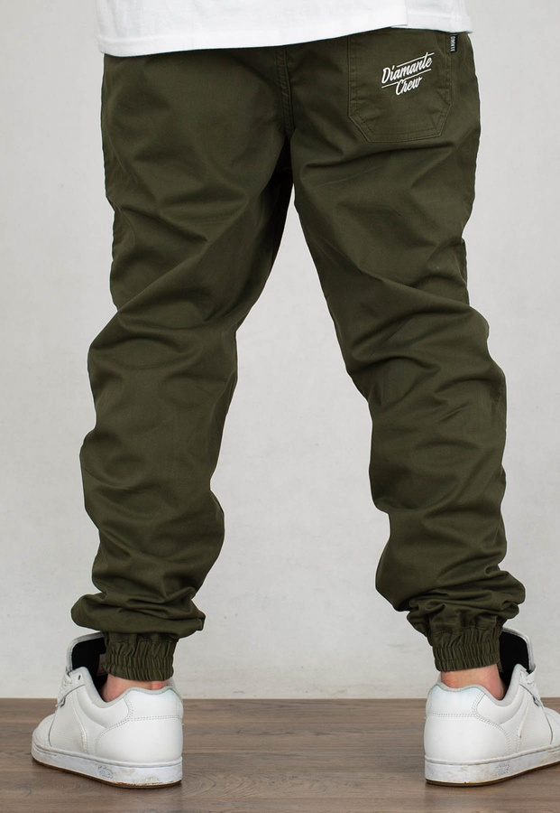 Spodnie Diamante Wear Jogger Classic Unisex Crew khaki