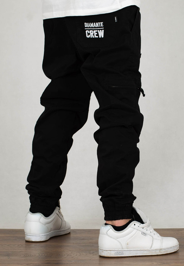 Spodnie Diamante Wear Jogger Unisex Crew Cargo V3 czarne