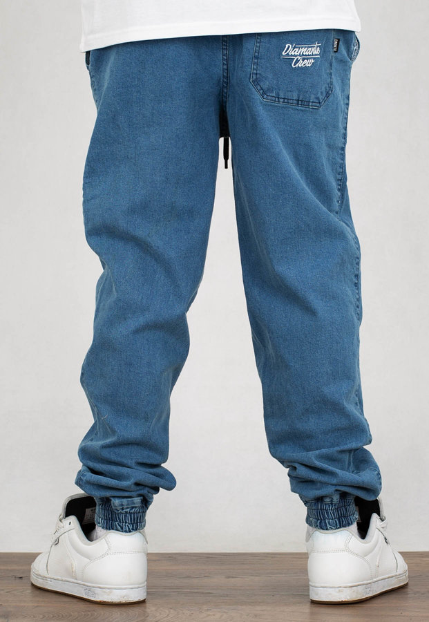 Spodnie Diamante Wear Jogger Unisex Crew jasny jeans