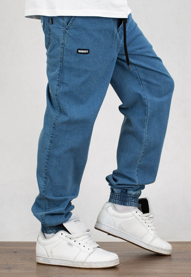 Spodnie Diamante Wear Jogger Unisex Crew jasny jeans