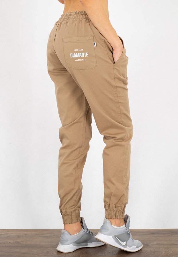 Spodnie Diamante Wear Jogger Unisex RM Classic beżowe