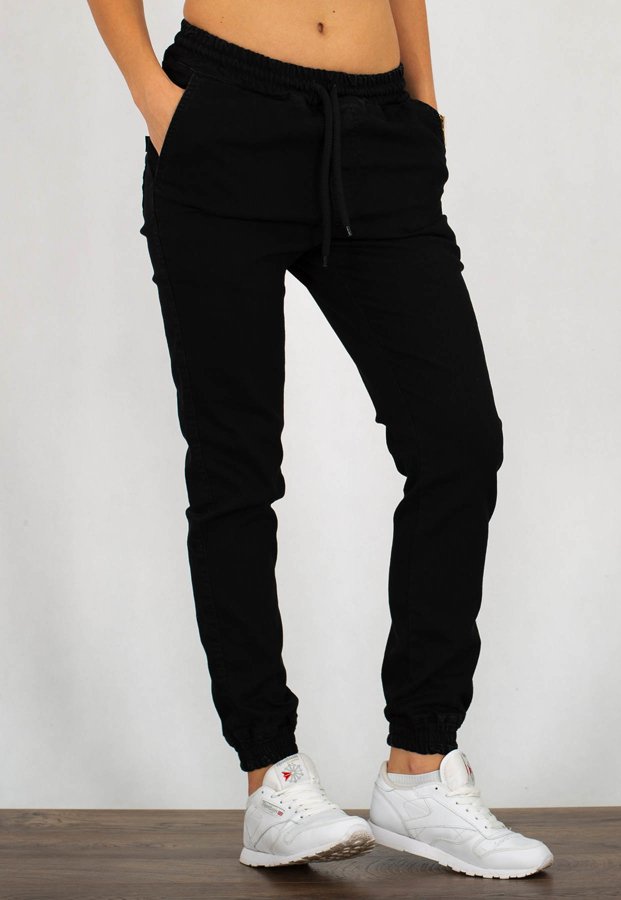 Spodnie Diamante Wear Jogger Unisex RM Jeans czarny jeans