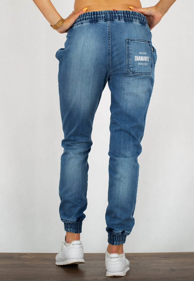 Spodnie Diamante Wear Jogger Unisex RM jasny jeans wyprany