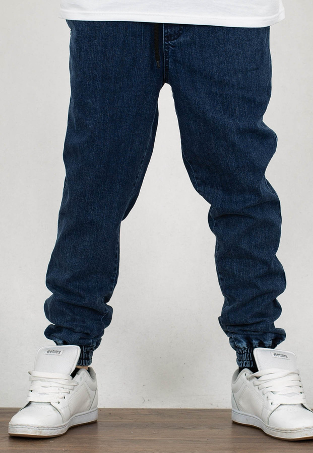 Spodnie Diamante Wear Jogger Unisex RM jeans Marmur niebieski