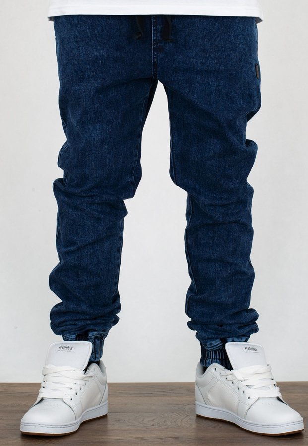Spodnie Diil Jogger Jeans granatowe