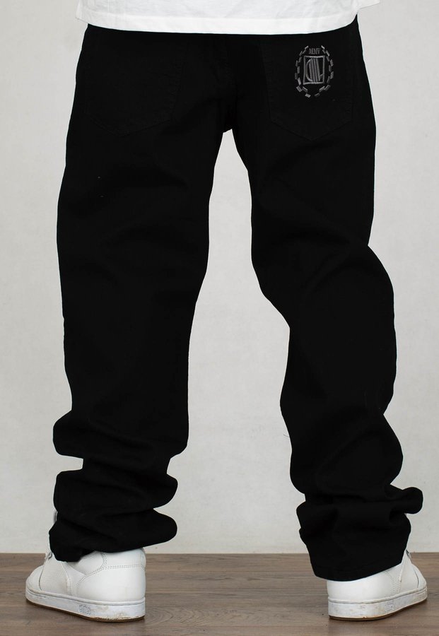Spodnie Diil Regular Jeans Back Laur czarne