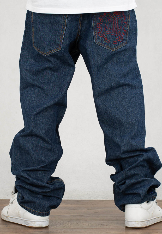 Spodnie Diil Regular Jeans Outline czerwony medium