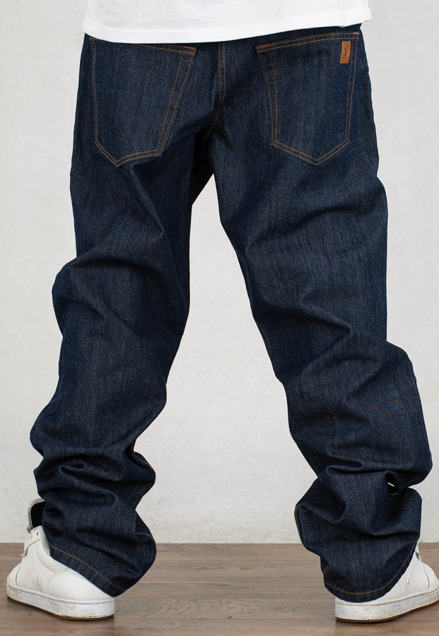 Spodnie Diil Regular Jeans Skórka Laur dark