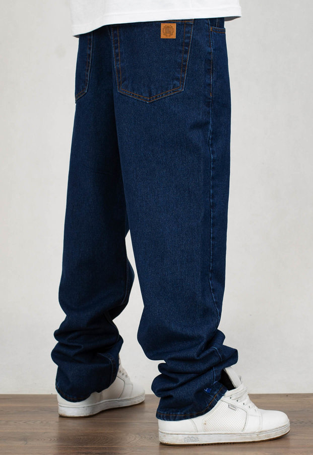 Spodnie Diil Regular Jeans Skórka Laur medium