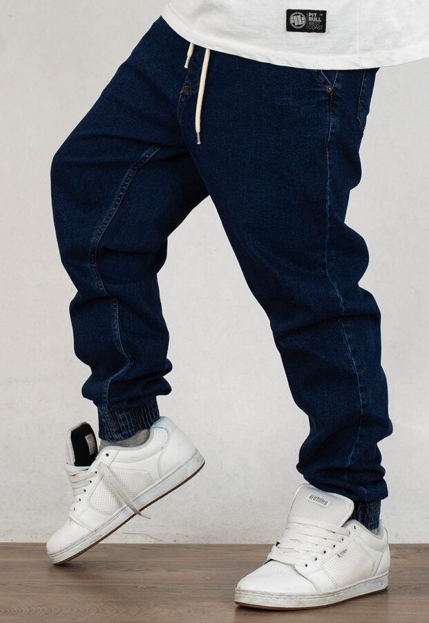 Spodnie El Polako Joggery Slim Jeans Basic dark