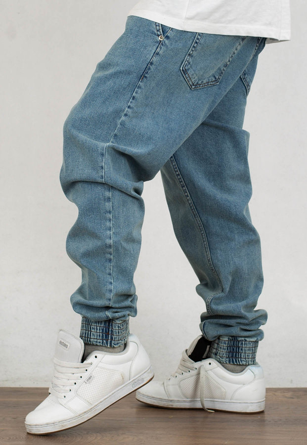 Spodnie El Polako Joggery Slim Jeans Basic light