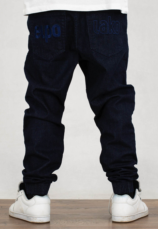 Spodnie El Polako Joggery Slim Jeans Full Out dark