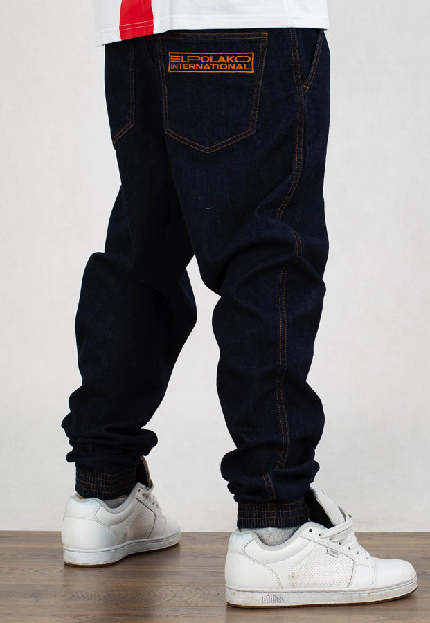 Spodnie El Polako Joggery Slim Jeans International dark