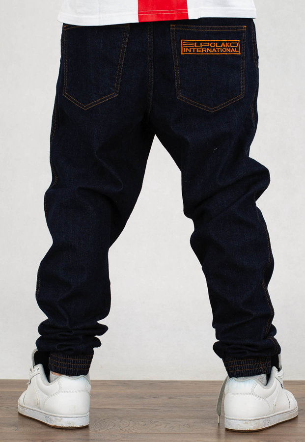 Spodnie El Polako Joggery Slim Jeans International dark