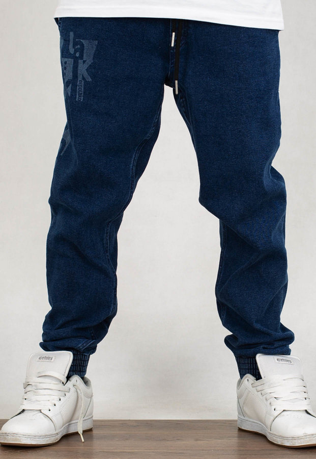 Spodnie El Polako Joggery Slim Jeans Multi Elpo dark