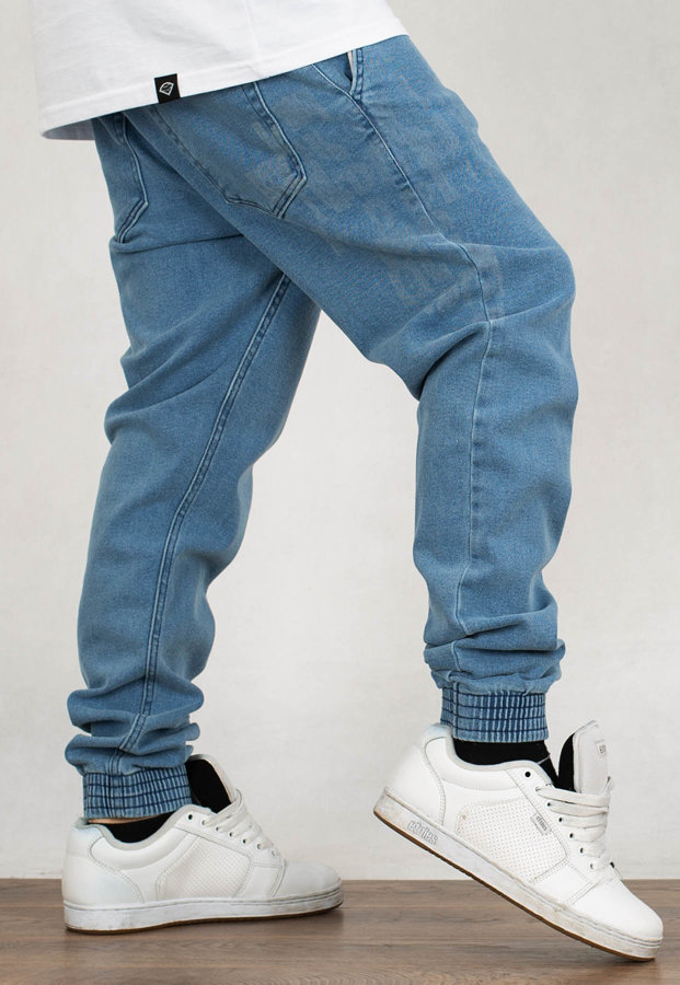 Spodnie El Polako Joggery Slim Jeans Multi Elpo light