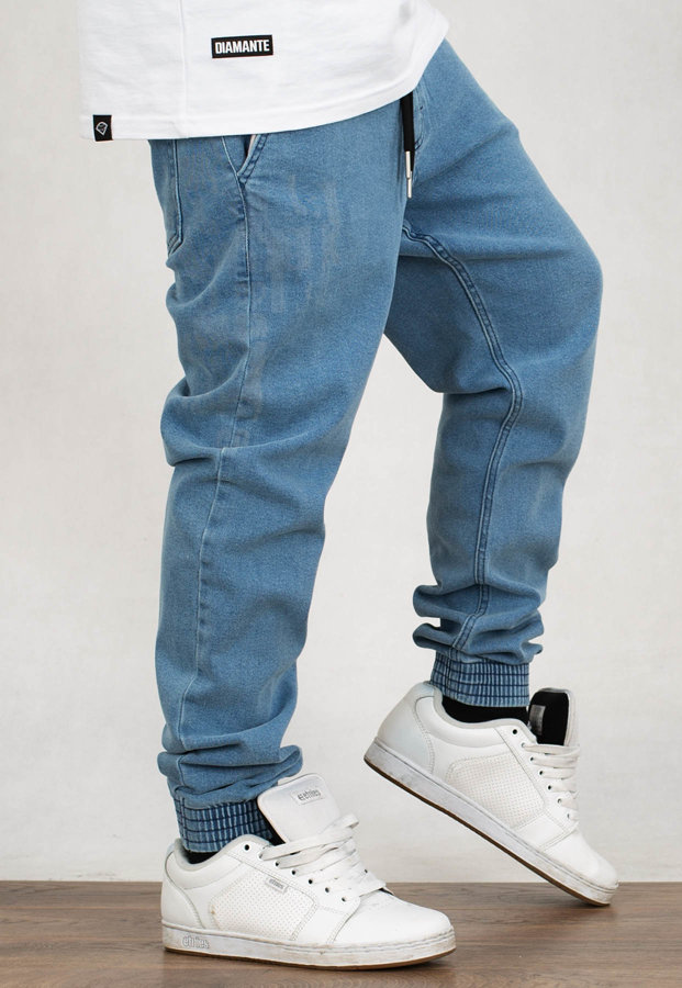 Spodnie El Polako Joggery Slim Jeans Multi Elpo light