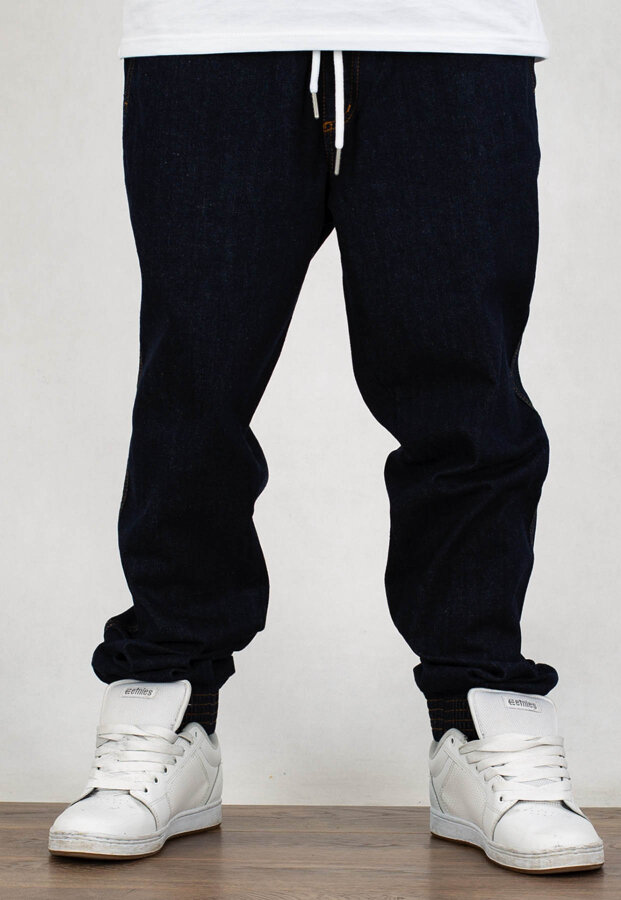 Spodnie El Polako Joggery Slim Jeans Sticker dark