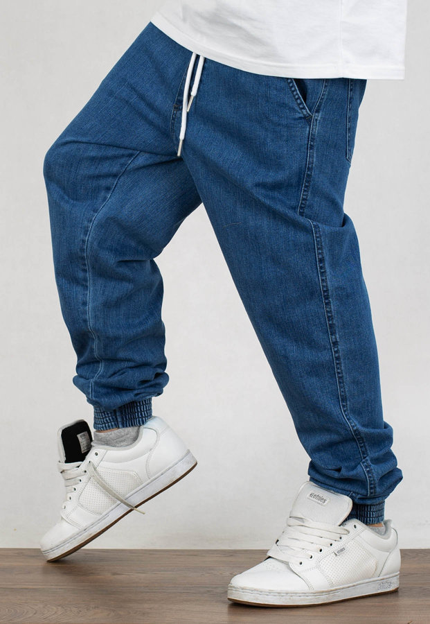 Spodnie El Polako Joggery Slim Jeans Stripe light
